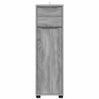 vidaXL Badezimmerschrank mit Regal Graues Sonoma 30,5 x 30 x 101 cm