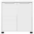 vidaXL Badezimmerwaschbecken-Schrank mit Regal Weiß 60 x 30 x 60 cm