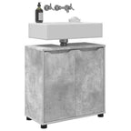 vidaXL Badezimmerwaschbecken-Schrank Beton Grau 60 x 30 x 60 cm