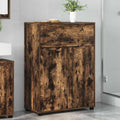 vidaXL Badezimmerschrank Geräucherte Eiche 72,5 x 36,5 x 100 cm