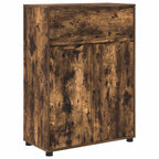 vidaXL Badezimmerschrank Geräucherte Eiche 72,5 x 36,5 x 100 cm
