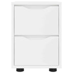vidaXL Nachttische 2 pcs Weiß 30,5 x 30 x 43 cm Holzwerkstoff