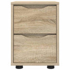 vidaXL Nachttische 2 pcs Sonoma-Eiche 30,5 x 30 x 43 cm Holzwerkstoff