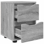 vidaXL Nachttische 2 pcs Graues Sonoma 30,5 x 30 x 43 cm Holzwerkstoff