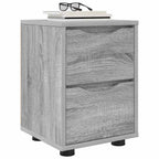 vidaXL Nachttische 2 pcs Graues Sonoma 30,5 x 30 x 43 cm Holzwerkstoff