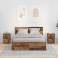 vidaXL Nachttische 2 pcs Altholz 30,5 x 30 x 43 cm Holzwerkstoff