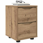 vidaXL Nachttische 2 pcs Artisan-Eiche 30,5 x 30 x 43 cm Holzwerkstoff