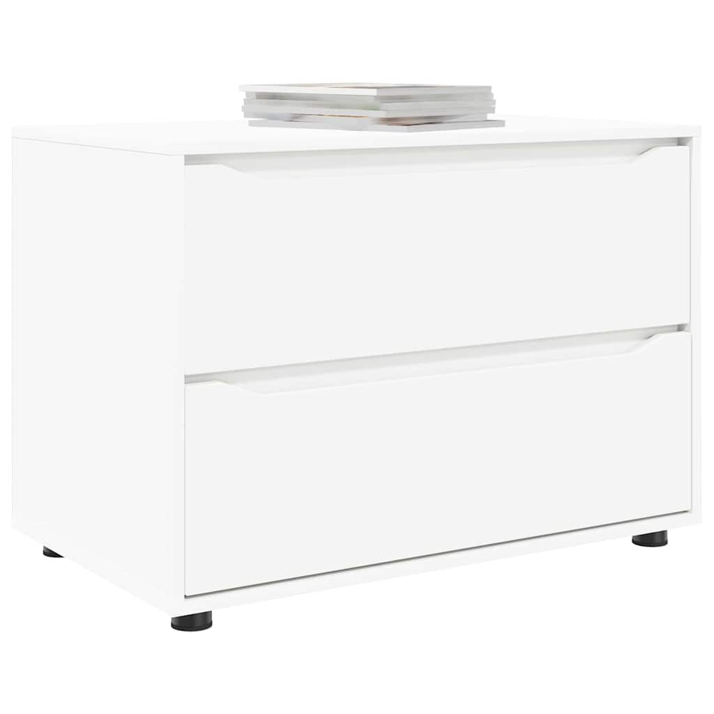 vidaXL Aufbewahrungsschrank Weiß 80 x 48 x 57 cm Holzwerkstoff