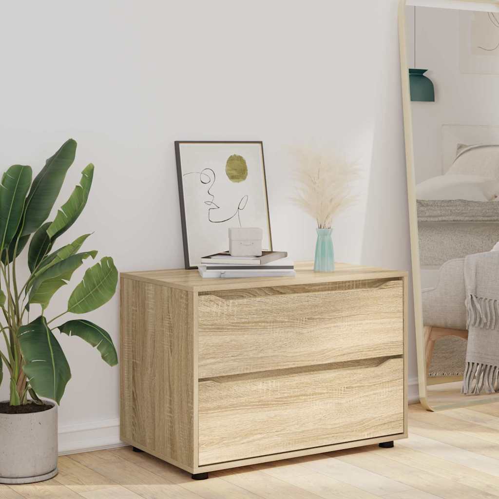 vidaXL Aufbewahrungsschrank Sonoma-Eiche 80 x 48 x 57 cm Holzwerkstoff
