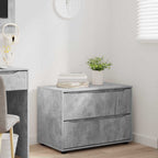 vidaXL Aufbewahrungsschrank Beton Grau 80 x 48 x 57 cm Holzwerkstoff