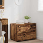 vidaXL Aufbewahrungsschrank Altholz 80 x 48 x 57 cm Holzwerkstoff
