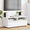 vidaXL TV-Schränk mit Schubladen Weiß 100 x 48 x 43 cm Holzwerkstoff