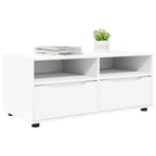 vidaXL TV-Schränk mit Schubladen Weiß 100 x 48 x 43 cm Holzwerkstoff