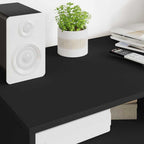 vidaXL TV-Schränk Schwarz 100 x 48 x 43 cm Holzwerkstoff