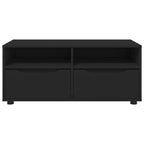 vidaXL TV-Schränk Schwarz 100 x 48 x 43 cm Holzwerkstoff