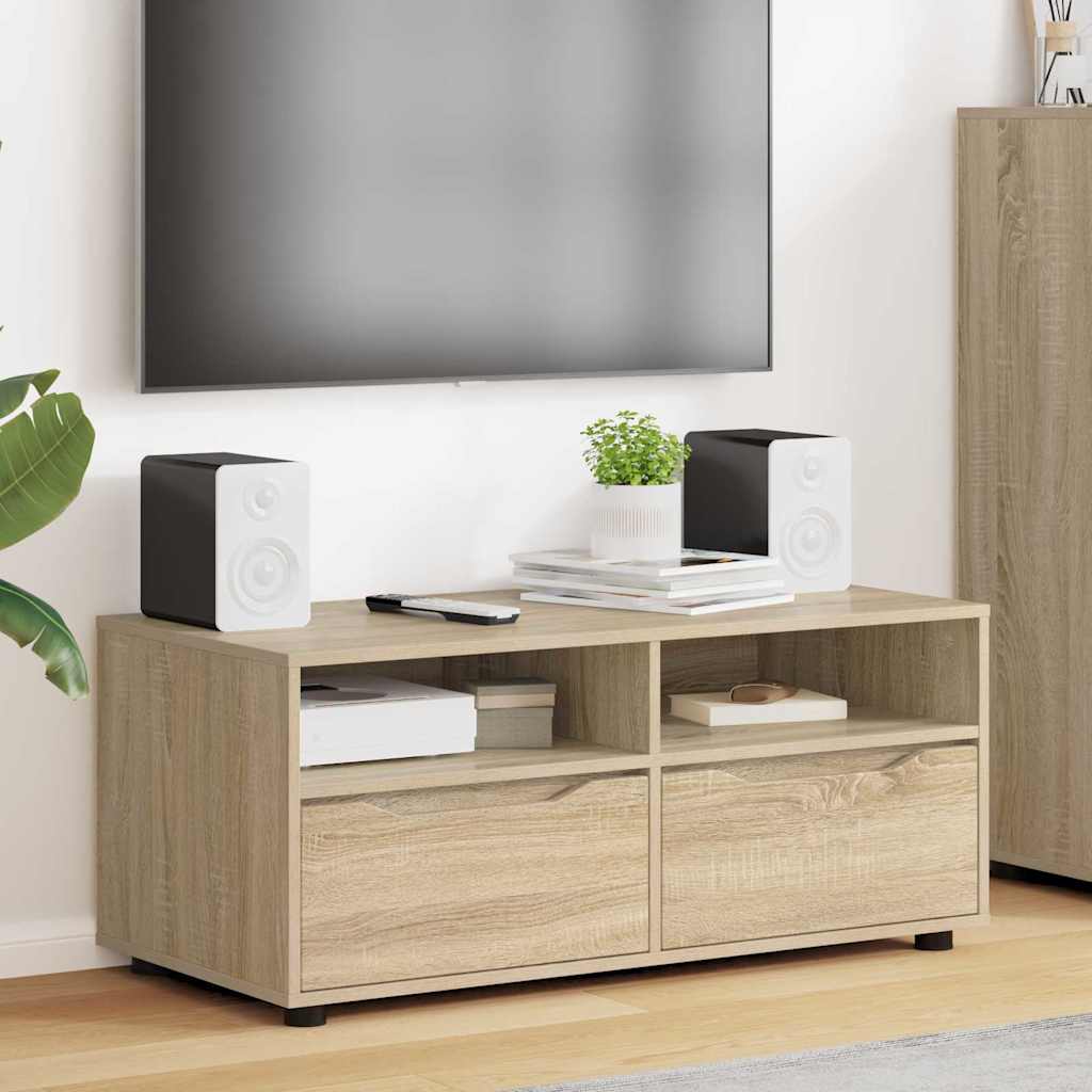 vidaXL TV-Schränk Sonoma-Eiche 100 x 48 x 43 cm Holzwerkstoff
