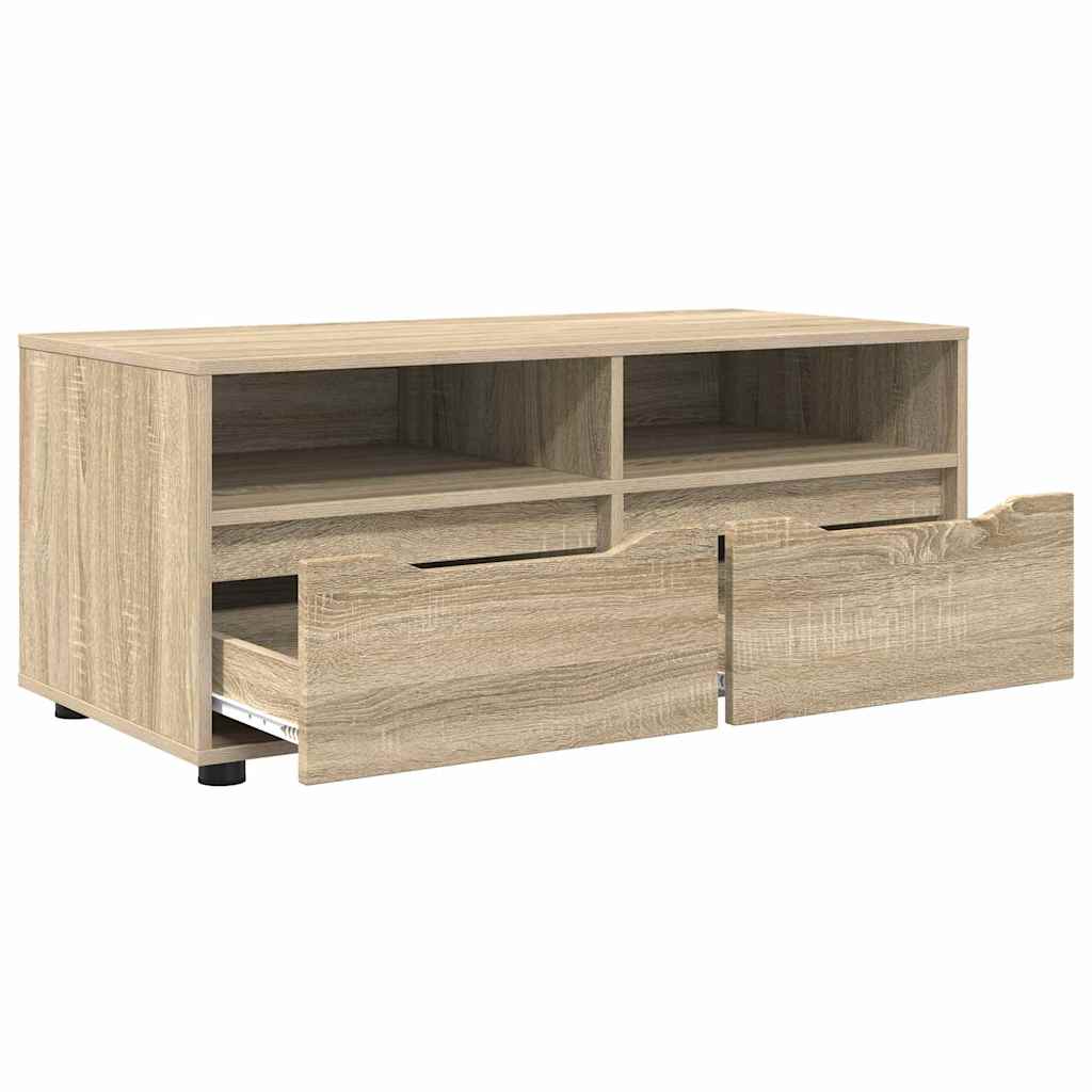 vidaXL TV-Schränk Sonoma-Eiche 100 x 48 x 43 cm Holzwerkstoff