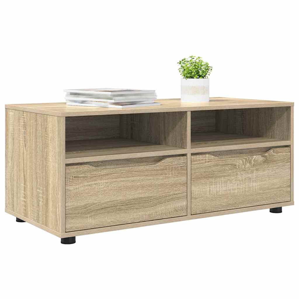 vidaXL TV-Schränk Sonoma-Eiche 100 x 48 x 43 cm Holzwerkstoff