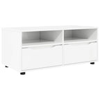 vidaXL TV-Schränk Hochglanz Weiß 100 x 48 x 43 cm Holzwerkstoff