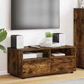 vidaXL TV-Schränk Geräucherte Eiche 100 x 48 x 43 cm Holzwerkstoff