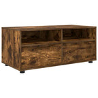 vidaXL TV-Schränk Geräucherte Eiche 100 x 48 x 43 cm Holzwerkstoff