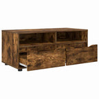 vidaXL TV-Schränk Geräucherte Eiche 100 x 48 x 43 cm Holzwerkstoff