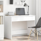 vidaXL Schreibtisch mit Schubladen Weiß 100 x 50 x 78 cm Holzwerkstoff