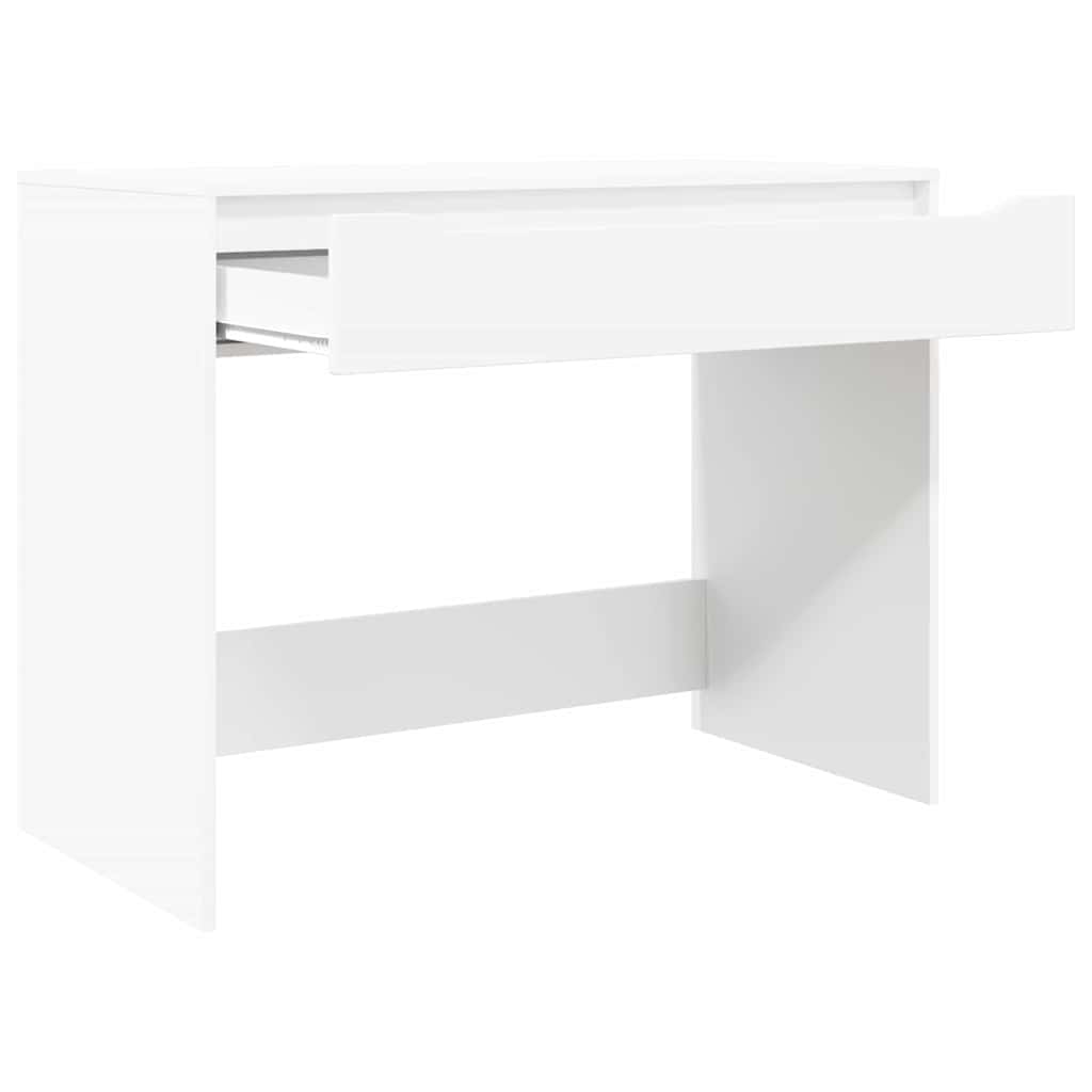 vidaXL Schreibtisch mit Schubladen Weiß 100 x 50 x 78 cm Holzwerkstoff