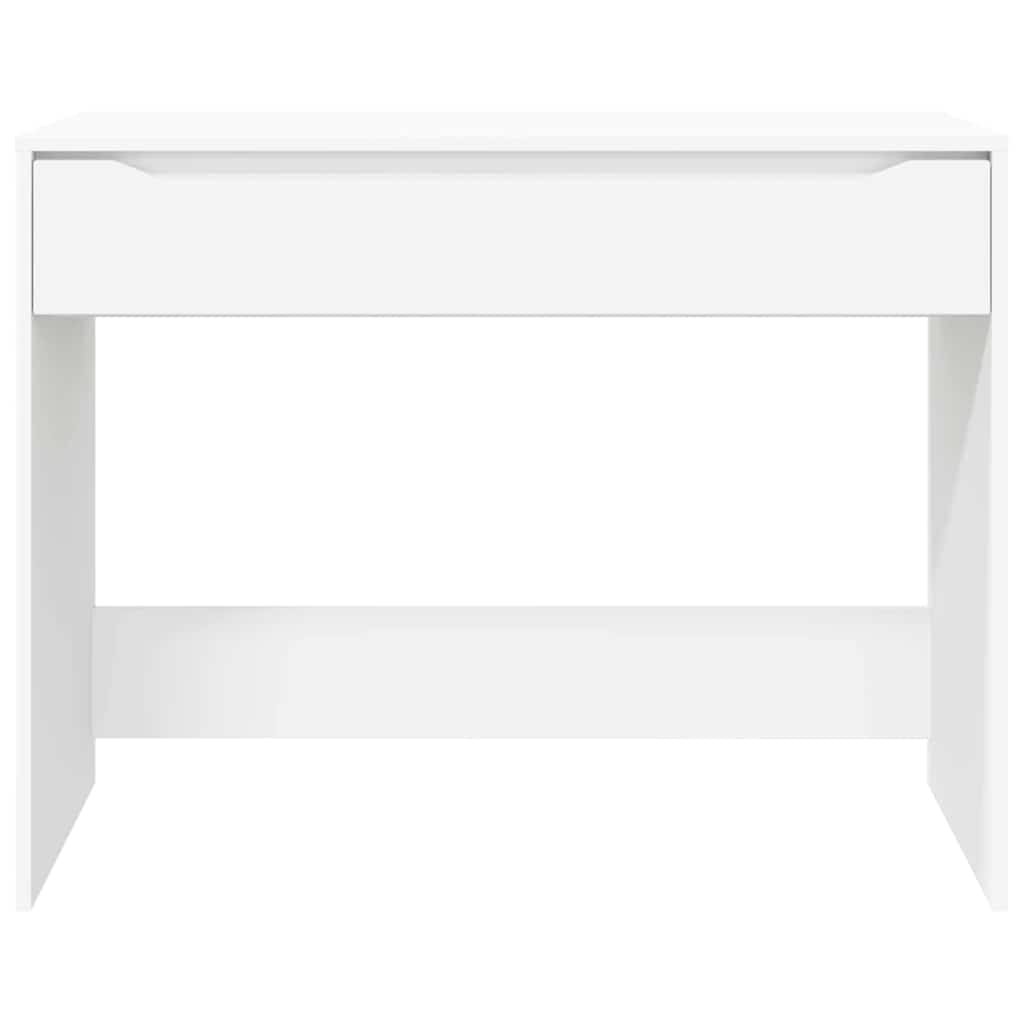 vidaXL Schreibtisch mit Schubladen Weiß 100 x 50 x 78 cm Holzwerkstoff