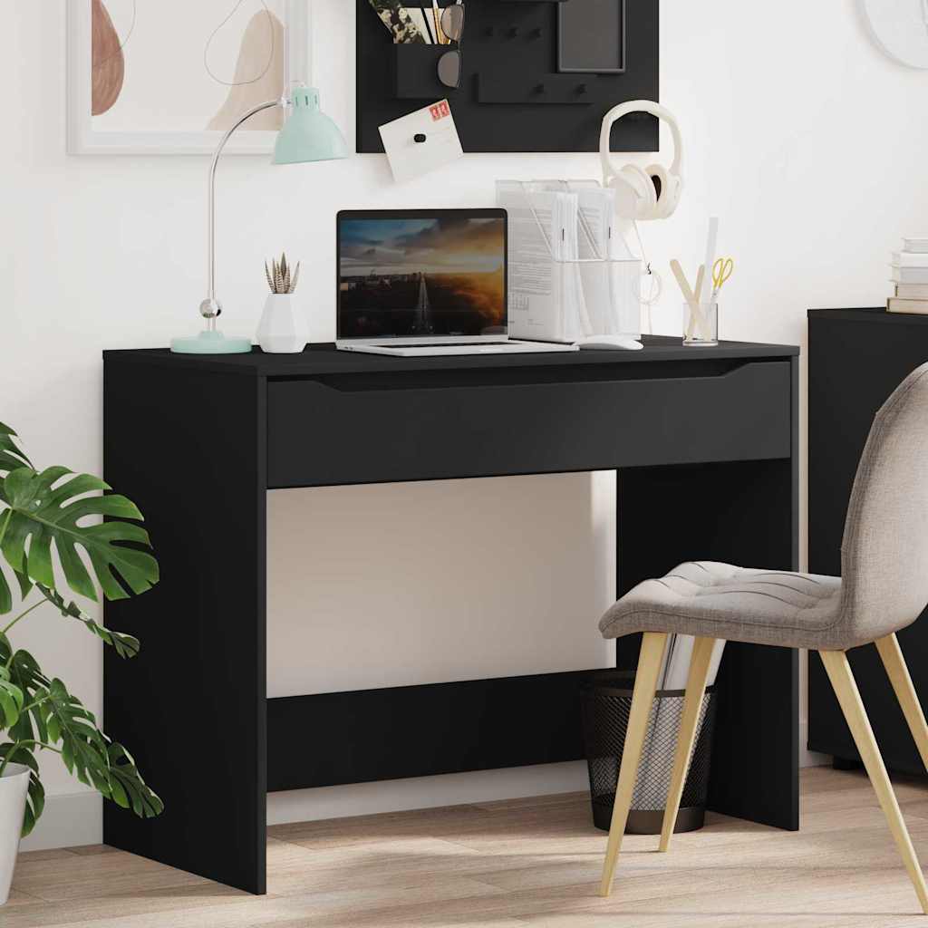 vidaXL Schreibtisch Schwarz 100 x 50 x 78 cm Holzwerkstoff