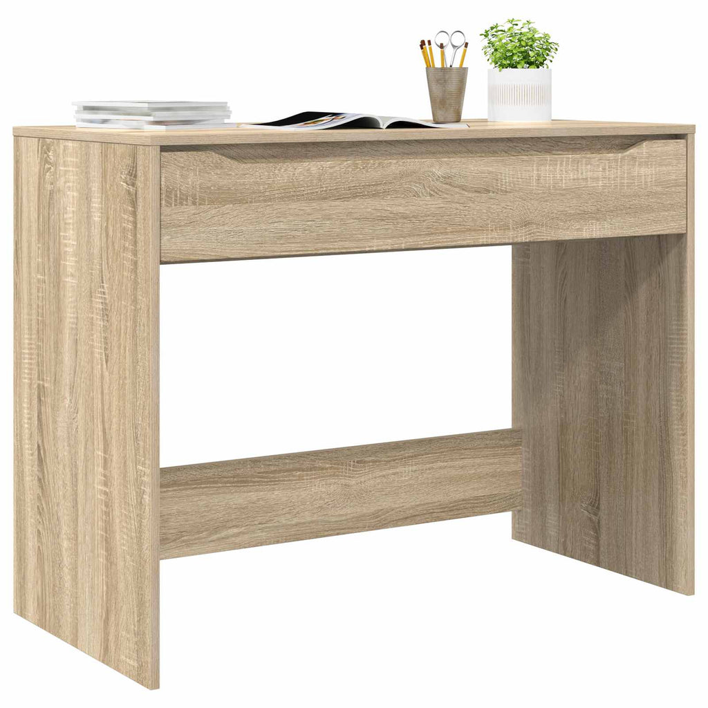 vidaXL Schreibtisch Sonoma-Eiche 100 x 50 x 78 cm Holzwerkstoff