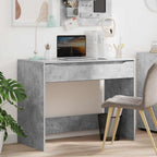 vidaXL Schreibtisch Betongrau 100 x 50 x 78 cm Holzwerkstoff