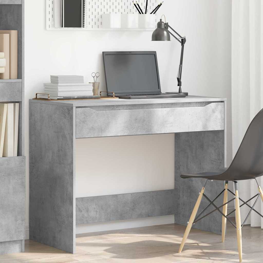 vidaXL Schreibtisch Betongrau 100 x 50 x 78 cm Holzwerkstoff