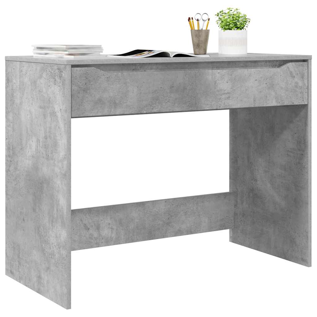 vidaXL Schreibtisch Betongrau 100 x 50 x 78 cm Holzwerkstoff