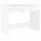 vidaXL Schreibtisch Hochglanz Weiß 100 x 50 x 78 cm Holzwerkstoff