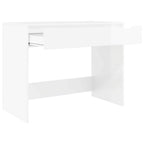 vidaXL Schreibtisch Hochglanz Weiß 100 x 50 x 78 cm Holzwerkstoff
