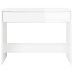 vidaXL Schreibtisch Hochglanz Weiß 100 x 50 x 78 cm Holzwerkstoff