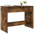 vidaXL Schreibtisch mit Schublade Räuchereiche 100 x 50 x 78 cm
