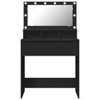 vidaXL Schlafzimmer-Frisiertische Schwarz 80 x 39,6 x 135 cm