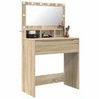vidaXL Schlafzimmer-Frisiertische Sonoma-Eiche 80 x 39,6 x 135 cm
