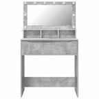 vidaXL Schlafzimmer-Frisiertische Beton Grau 80 x 39,6 x 135 cm
