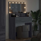 vidaXL Schlafzimmer-Frisiertische Graues Sonoma 80 x 39,6 x 135 cm
