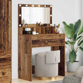 vidaXL Schlafzimmer-Frisiertische Altholz 80 x 39,6 x 135 cm