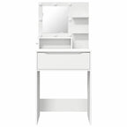 vidaXL Schlafzimmer-Frisiertische mit Regal Weiß 80 x 39,6 x 135 cm