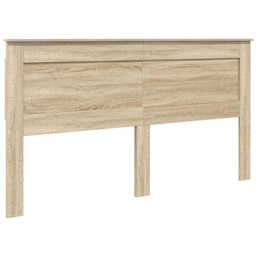 vidaXL Kopfteil mit Kopfteil Sonoma-Eiche 200 cm Holzwerkstoff