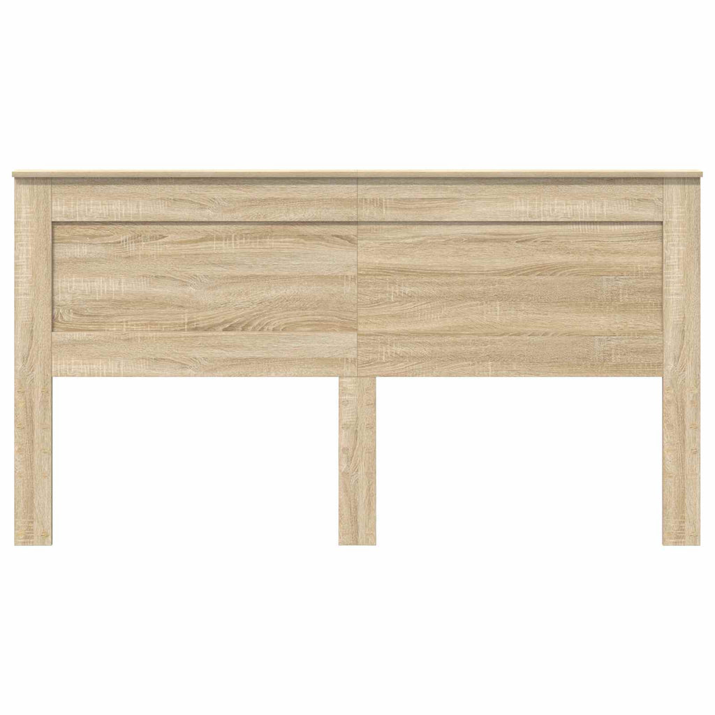 vidaXL Kopfteil mit Kopfteil Sonoma-Eiche 200 cm Holzwerkstoff
