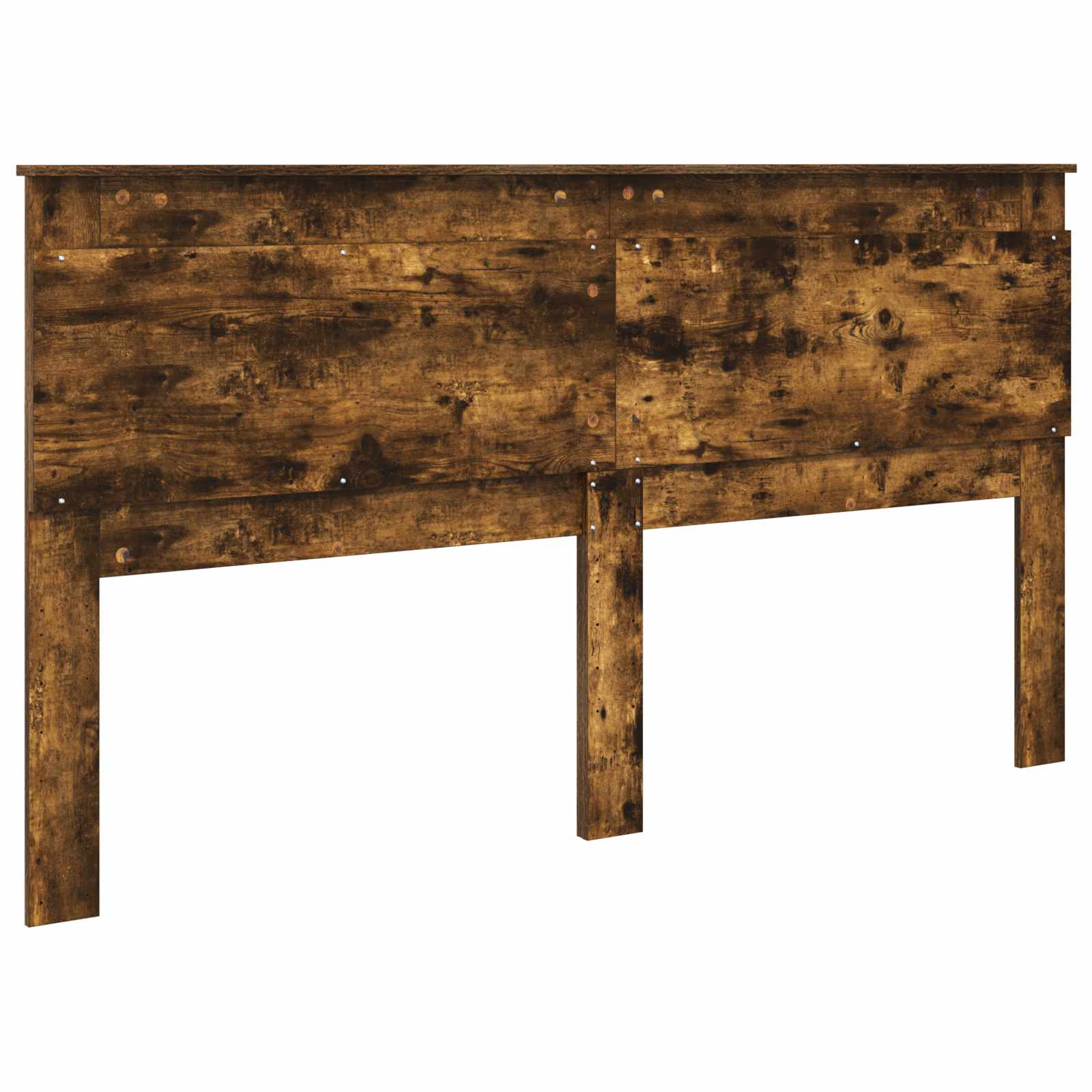 vidaXL Kopfteil mit Kopfteil Geräucherte Eiche 200 cm Holzwerkstoff