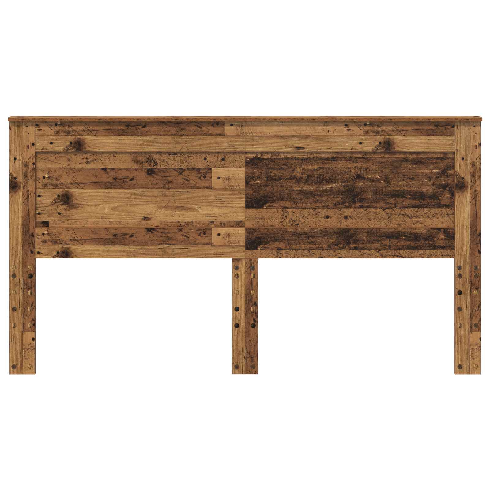 vidaXL Kopfteil mit Kopfteil Altholz 200 cm Holzwerkstoff