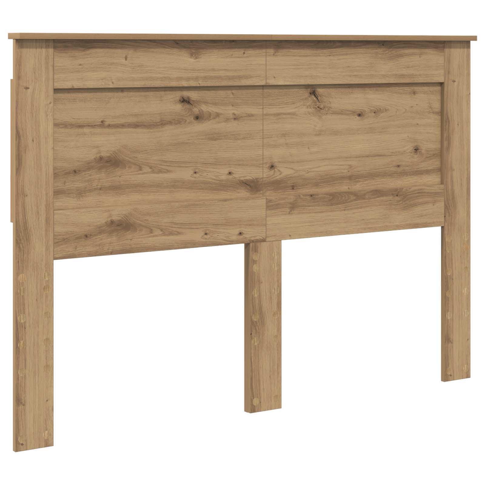 vidaXL Kopfteil mit Kopfteil Artisan-Eiche 160 cm Holzwerkstoff