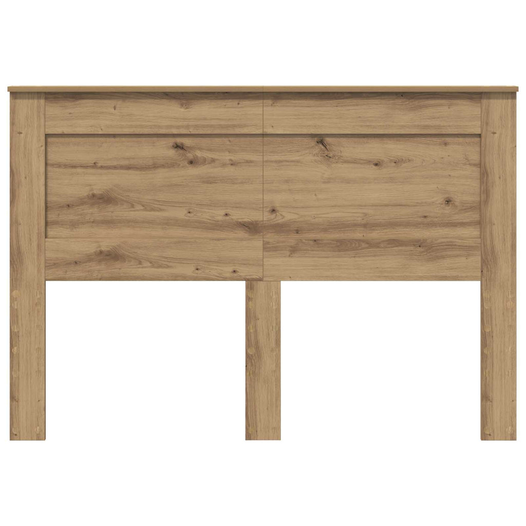 vidaXL Kopfteil mit Kopfteil Artisan-Eiche 160 cm Holzwerkstoff